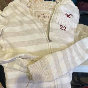 Hollister fur lined hoodie